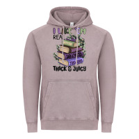 Vintage Zinc i like them real thick and juicy books Vintage Hoodie - MaliasSmallBusiness