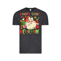 Vintage Black don't stop believin' Vintage Tee - MaliasSmallBusiness