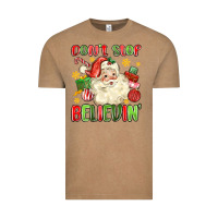 Vintage Coffee don't stop believin' Vintage Tee - MaliasSmallBusiness