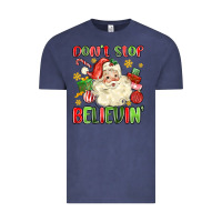 Vintage Denim don't stop believin' Vintage Tee - MaliasSmallBusiness