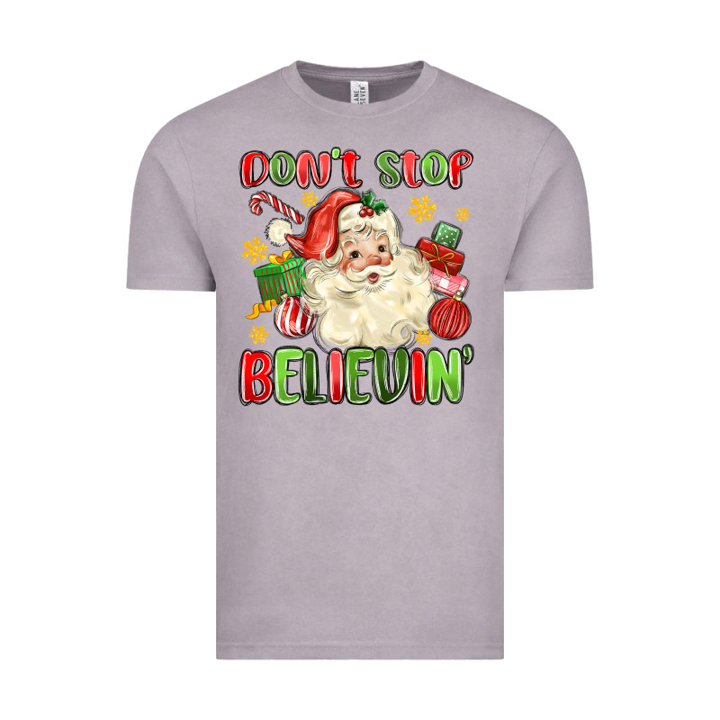 Don't Stop Believin' Vintage Tee by MaliasSmallBusiness | Teevron