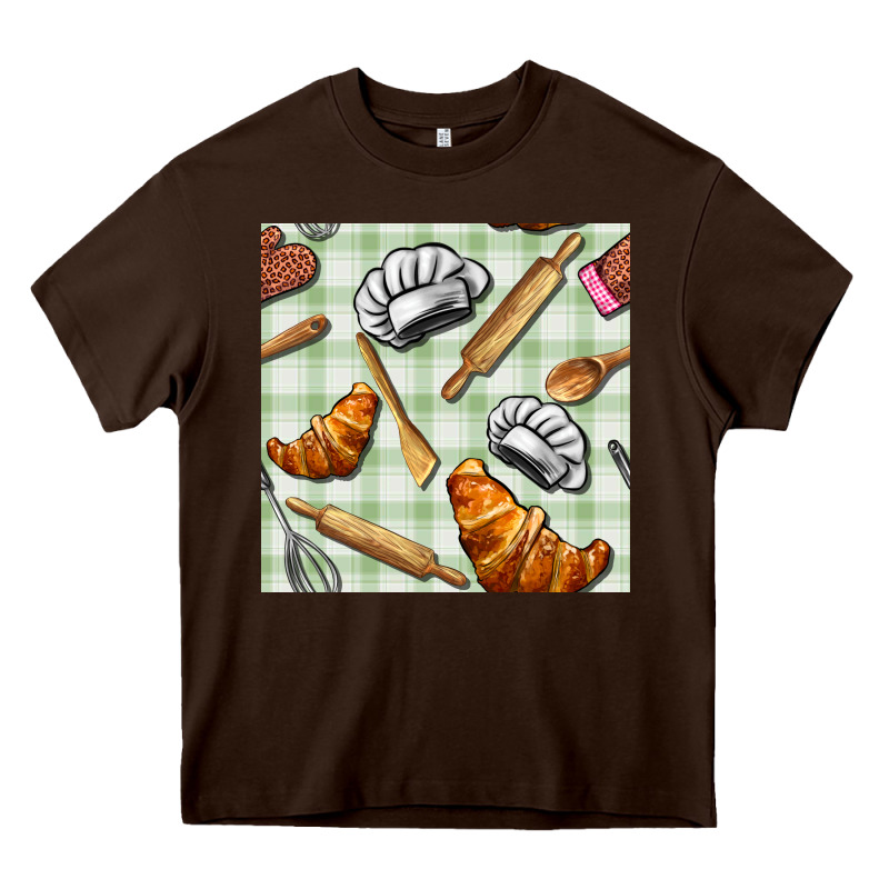Chef Tools Seamless Pattern Heavy Core Tee by BundleAndBundleShop | Teevron
