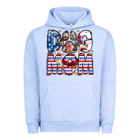 Pigment Grape Ice American Dog Mom Urban Hoodie - CowhideDigitalArt
