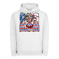 Pigment Lunar Rock American Dog Mom Urban Hoodie - CowhideDigitalArt