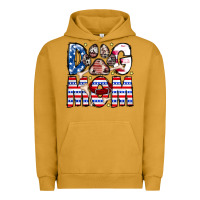 Pigment Peanut Butter American Dog Mom Urban Hoodie - CowhideDigitalArt