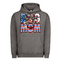 Pigment Tornado American Dog Mom Urban Hoodie - CowhideDigitalArt