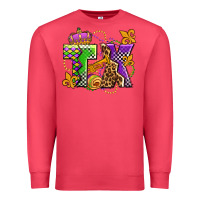 Cardinal texas mardi gras olivia Premium Sweatshirt - OliviaCreatesArt