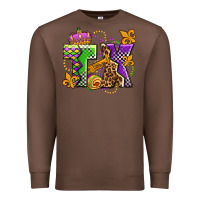 Chestnut texas mardi gras olivia Premium Sweatshirt - OliviaCreatesArt