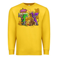 Lemon texas mardi gras olivia Premium Sweatshirt - OliviaCreatesArt