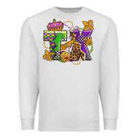 Oatmeal Heather texas mardi gras olivia Premium Sweatshirt - OliviaCreatesArt