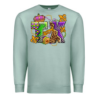 Texas Mardi Gras Olivia Premium Sweatshirt | Teevron