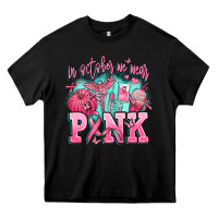 Black in october we wear pink Heavy Core Tee - AdoDesignShop