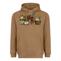 Toasted Coconut rodeo cowboy coffee cups Heavyweight Hoodie - OliviaCreatesArt