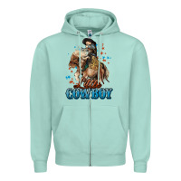 Seafoam Little Cowboy Midilli Horse kid boy Zipper Hoodie - HowdyJamesFarm