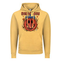Vintage Mustard game day vibes Vintage Hoodie - MaliasSmallBusiness