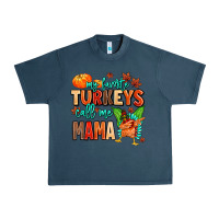 Midnight Navy my favorite call me mama Urban Heavy Tee - MaliasSmallBusiness