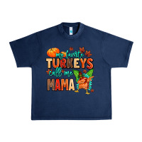 Navy my favorite call me mama Urban Heavy Tee - MaliasSmallBusiness