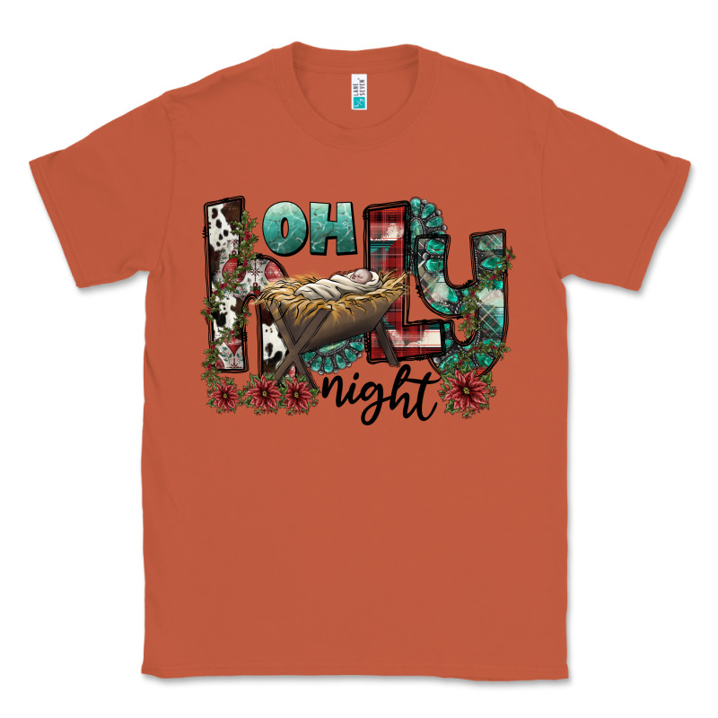 Oh Holy Night Classic Tee by CowhideDigitalArt | Teevron