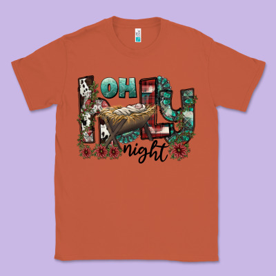 Oh Holy Night Classic Tee Designed By Cowhidedigitalart