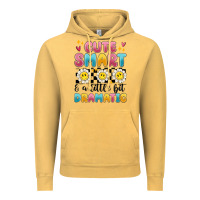 Vintage Mustard merry christmas gnomies Vintage Hoodie - MaliasSmallBusiness