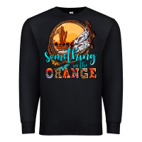 Black something in the orange olivia Premium Sweatshirt - OliviaCreatesArt