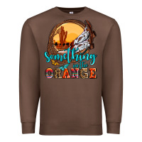 Chestnut something in the orange olivia Premium Sweatshirt - OliviaCreatesArt