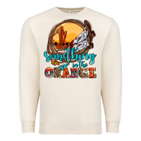Sandshell something in the orange olivia Premium Sweatshirt - OliviaCreatesArt
