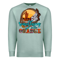 Seafoam something in the orange olivia Premium Sweatshirt - OliviaCreatesArt
