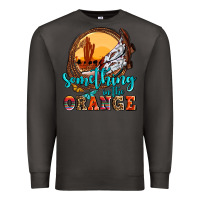 Smoke something in the orange olivia Premium Sweatshirt - OliviaCreatesArt