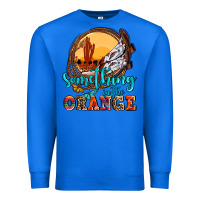 True Royal something in the orange olivia Premium Sweatshirt - OliviaCreatesArt