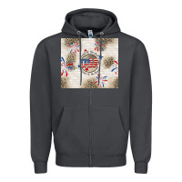 Smoke usa land of the free because of the brave Zipper Hoodie - TumblerDesignByShophia