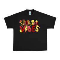 Black softball vibes Urban Heavy Tee - MaliasSmallBusiness