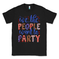 Black we the people want to party Classic Tee - JahusDesignShop