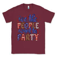 Burgundy we the people want to party Classic Tee - JahusDesignShop