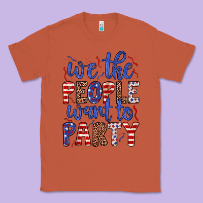 We The People Want To Party Classic Tee Designed By Jahusdesignshop