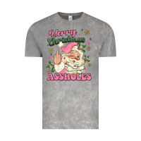 Cloud Rock merry christmas assholes Vintage Tee - MaliasSmallBusiness