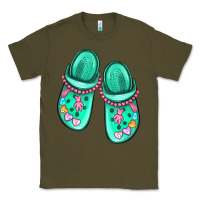 Army Green nurse crocs Classic Tee - MaliasSmallBusiness