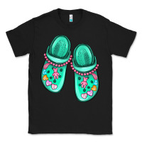 Black nurse crocs Classic Tee - MaliasSmallBusiness