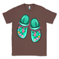 Chestnut nurse crocs Classic Tee - MaliasSmallBusiness