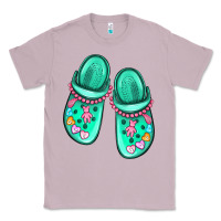Lilac nurse crocs Classic Tee - MaliasSmallBusiness