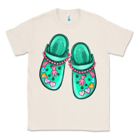 Natural nurse crocs Classic Tee - MaliasSmallBusiness