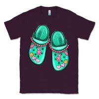 Plum nurse crocs Classic Tee - MaliasSmallBusiness