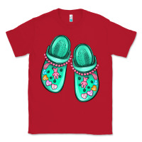 Red nurse crocs Classic Tee - MaliasSmallBusiness