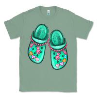 Sage nurse crocs Classic Tee - MaliasSmallBusiness
