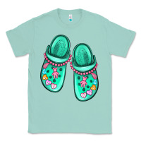 Seafoam nurse crocs Classic Tee - MaliasSmallBusiness