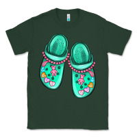Sports Green nurse crocs Classic Tee - MaliasSmallBusiness