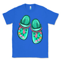 True Royal nurse crocs Classic Tee - MaliasSmallBusiness