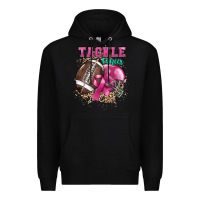 Black Tackle Cancer Premium Hoodie - HowdyJamesFarm