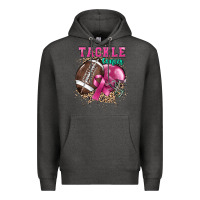 Charcoal Heather Tackle Cancer Premium Hoodie - HowdyJamesFarm