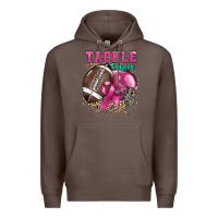 Coffee Tackle Cancer Premium Hoodie - HowdyJamesFarm